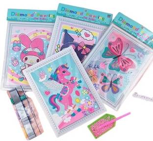 AMANVANI Diamond Painting Art and Crafts for Kids, Birthday Return Gifts for Girls