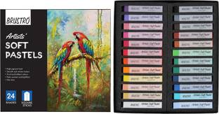 BRuSTRO Artists' Soft Pastels Set of 24