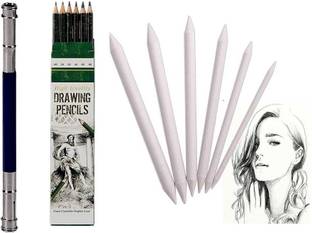 mixale High Quality Drawing Pencil With Twin Pencil Extender