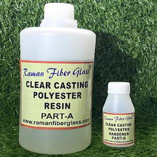 Raman fiber glass Clear casting polyester resin | compatible epoxy resin | 700gm