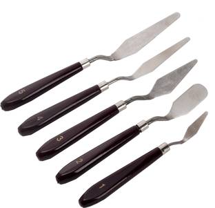 Art Sets Painting Knives of Various Sizes &Shapes,Stainless Steel