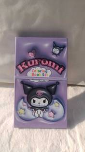 Kawaii Kuromi Colouring Book Set Get Random Design