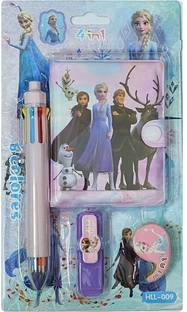 AuM Frozen Disney Princess Theme Stationery/Birthday/Return Gift Set for Kids
