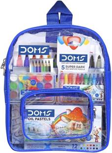 DOMS Junior Art Kit - Combo of 8 Items