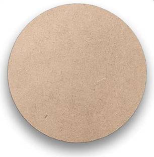 Ditya Crafts Wooden Round MDF Cutout for Resin Work Art And Craft , DIY 6 " Set of 5 Sheet