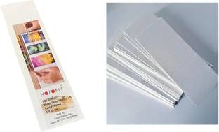 NOZOMI Bookmark Paper Cold Press-48 Sheets, Non-Toxic, Water Color Texture-Size18x5CM