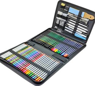 PEACORA 75 Pieces Professional Drawing and Sketching Pencil Set Kit for Artist