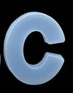 RakaEnterprises RAKA- Individual Alphabet Letter Casting Mould Size - 4.2 INCH (C)