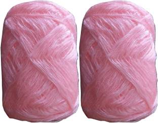 aaradhya 3 Ply Knitting Wool Yarn Pack of 5 (100 gm Each)Pink