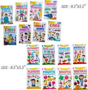VISHAL TREND Colouring Book Set of 16