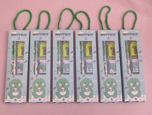 AMANVANI Stationery Set for Girls & Boys Dinosaur Stationery Set for Kids Return Gifts