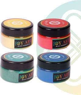 Joy Art Mica Powder All things Bright (Set of 4) Pearlescent Color Pigment Resin Art