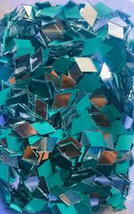 erthenterprise earthenterprise Diamond Shape glass mirror For Craft Decoration Pack of 500