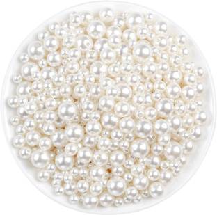 louis india 4mm 500pcs DIY Pearl Beads for Jewelry Making Crafts, Decoration and Vase Filler