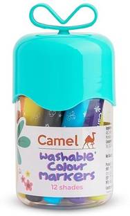 Camel Camlin Washable Markers Set Of 12 Shades