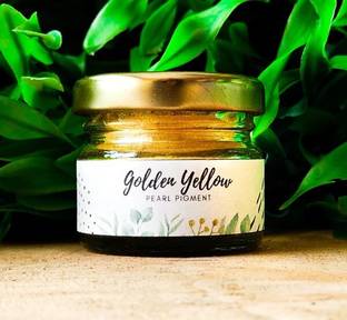 SD Fine Arts Resin Pigment-Pearl Pigment-Golden Yellow -For Resin Art-15g