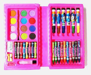 Netigems 68 Pc Color Kit, (Color - Pink) All in 1 Colors Box. Art Craft Kit.