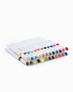 Camlin Majestic Basket 24 Shades With Flexible Artist Brush Pen Set