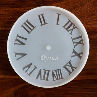 OYTRA Clock Resin Mould Roman Numeral Arabic Numeral Clock Silicone Resin Art