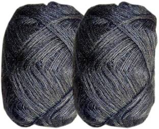 aaradhya 3 Ply Knitting Wool Yarn (100 gm Each) (Grey, Pack of 5)