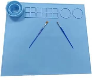 CRAZYGOL Silicone Painting Mat for Kids Non-Stick Multipurpose Foldable Craft Mat