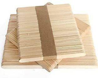 7 क्लाउड्स इंडिया Ice Cream Beige Wooden Sticks Pack of 200