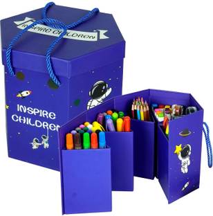 Kreative Kraft Art Supplies 83Pcs Crayon Color Set