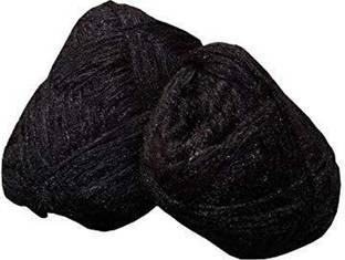 aaradhya 3 Ply Knitting Wool Yarn Pack of 5 (100 gm Each)Black
