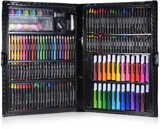 shoparam Art Set Kit Painting Sketching Color Pencils Crayon Oil Pastel Marker Watercolor