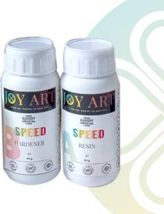 Joy Art Speed Resin (120g) Crystal Clear, High Gloss, Fast Cure & DIY Craft (2:1)