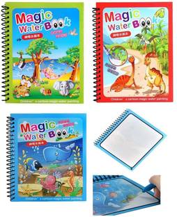 StoreupZone Magic Water Quick Dry Book square Shaped Color Pencils