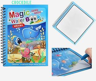 crockdile Reusable Water Doodle Book: Mess-Free Artistic Exploration
