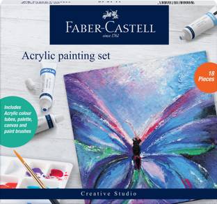 FABER-CASTELL Creative Studio Acrylic Painting Set