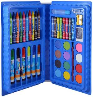 VIKNIK Art Set Box with Crayons, Oil Pastels, Colored Pencil