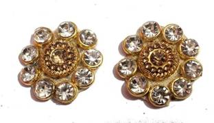 Nutts Handmade Embroidery Gota Patti Round Booti Applique Work