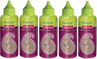 Pidilite Fevicryl Fabric Glue 80ML Pack of 5
