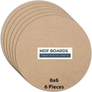 RakaEnterprises 6 INCH ROUND MDF