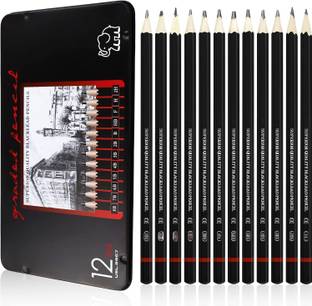 Corslet 12 Pcs Drawing Sketching Pencil Set Ideal for Drawing Art, Sketching, Shading,