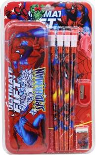 AuM Spiderman Theme Stationery Gift Set for Kids