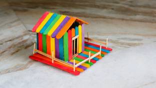 7 CLOUDS INDIA Ice Cream Colorful Wooden Sticks Pack of 500