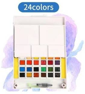 Kreative Kraft Superior Solid Water Color Set Of 24 Pcs