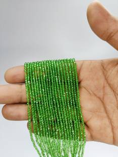 PriyaBeads 2 mm Blue Hydro Crystal Beads – Pack of 10 Strings (175-180 Beads per String)