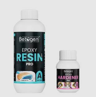 Betogen Epoxy Resin 2:1 Ratio Resin And Hardener 450gm Set For Art And Craft