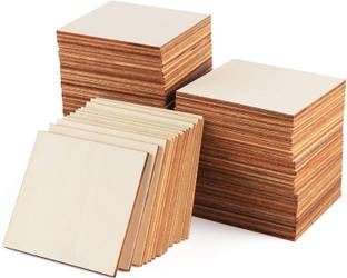 Huckwood Wood square mdf coaster for painting and home decoration tea coaster