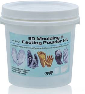 Adoere Hand & Foot 600gm Casting Kit for Couples, New Born, Family, Friends.