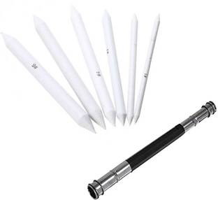 DiaCia Paper Stumps Set of 6 & Pencil Extender Art Pastel & Charcoal