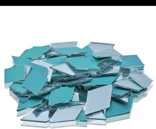 Kreative Kraft Mirror for Lippan Art 50G Rhombus Shape Big 26 No (12 Packets)