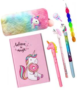 13House Stationery Set for Kids Stationery Items for Girls Pencil Box