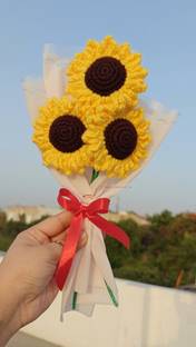 Knotsngifts Yellow Sunflower Artificial Flower