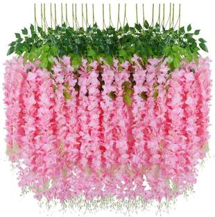 well art gallery Pink Westeria Artificial Flower
